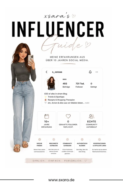 XSARA’S INFLUENCER GUIDE